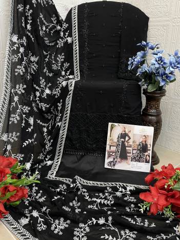 PAKISTANI 1150 BY OS DESIGNER GEORGETTE SALWAR SUIT WHOLESALER IN SURAT